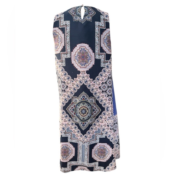 MSK Paisley/Boho Print Sleeveless Dress in Size Large - Picture 3 of 5